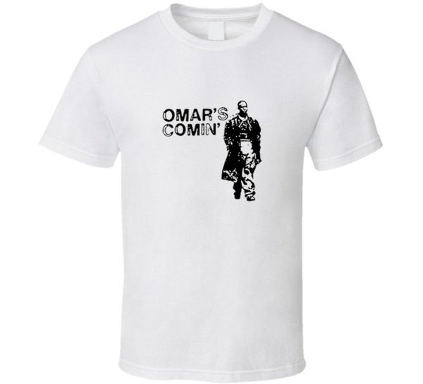 

2019 male selling omar little comin hustle wire any color t shirt summer tee shirt