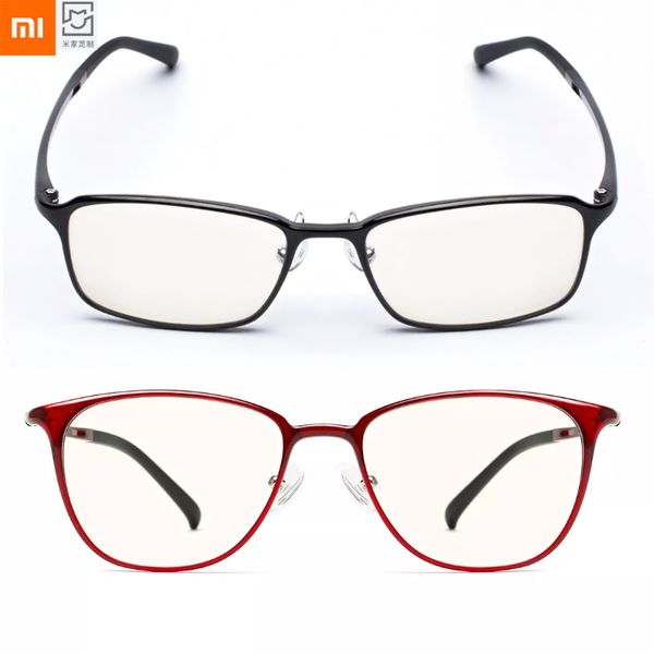 

glasses mijia anti-blue glass blue light blocking ray uv fatigue proof eye protector mi home glasses for man woman, White;black
