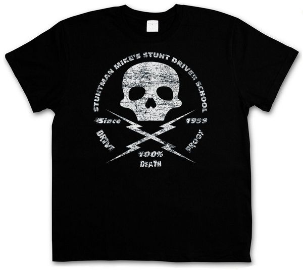 

stuntman mike vintage t-shirt quentin death film jungle tarantino proof julia plus size clothing tee shirt