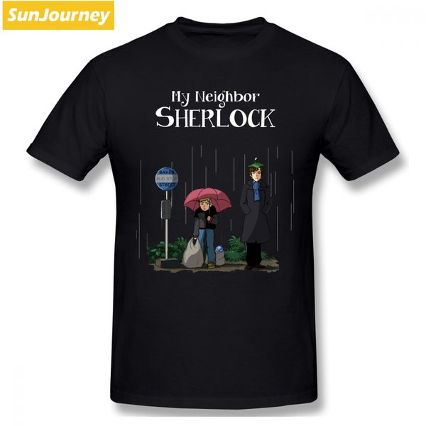 

my neighbor sherlock totoro men t shirt new atmosphere plus size cotton crewneck short sleeve t shirts