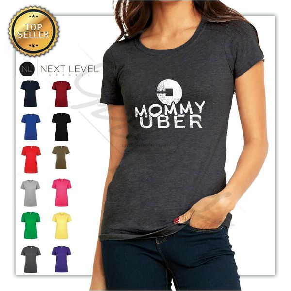 

new mommy uber driver funny cute t shirt mothers day gift tee mom mommy xs-2xl
