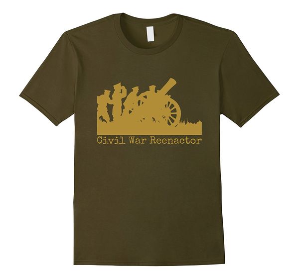 

2019 fashion civil war reenactor reenactment price tshirt sepia tee shirt