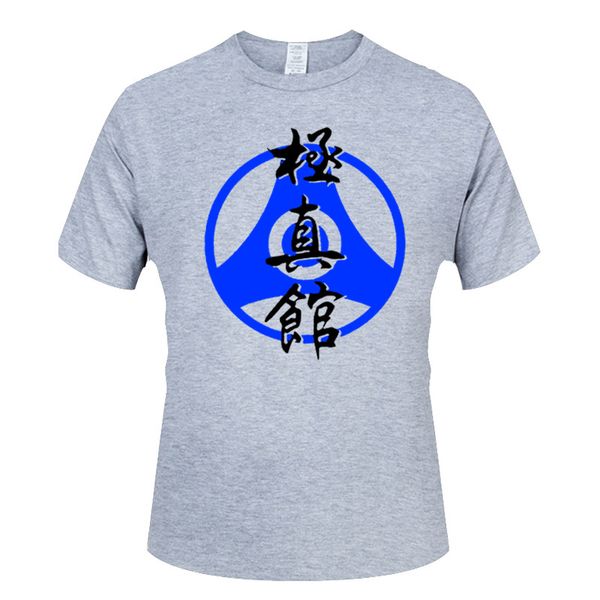 

cotton tees kyokushinkan karate men classical comfortable summer t-shirt short sleeve fashion fitness basic undershirt