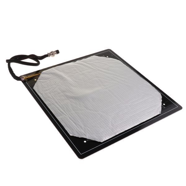 

алюминиевый mk3 с подогревом кровать 12v heatbed 300 * 300 мм с утеплителем хлопка для creality cr10 3d принтер