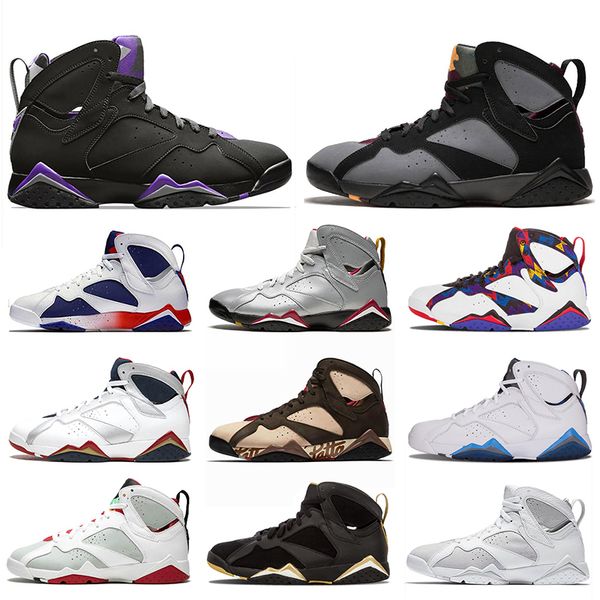 

ray allen tinker jumpman 7 7s basketball shoes patta raptors olympic gmp french blue alternate hare air mens trainers retro sneakers