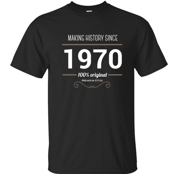 

new arrival making history since 1970 men's t-shirt t shirt for men tee shirt o neck summer 2020 hip hop dry fit