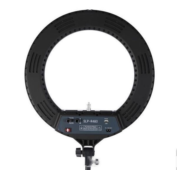 

graphic lighting 18 inch p studio lighting 480pcs bulbs led ring light bi-color no tripod pgraphy dimmable ring lamp for por