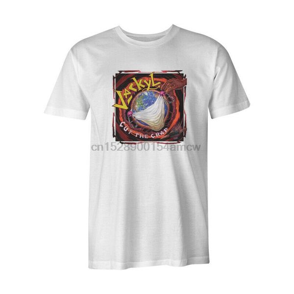 

cut the crap jackyl short sleeve regular tees white men t-shirt