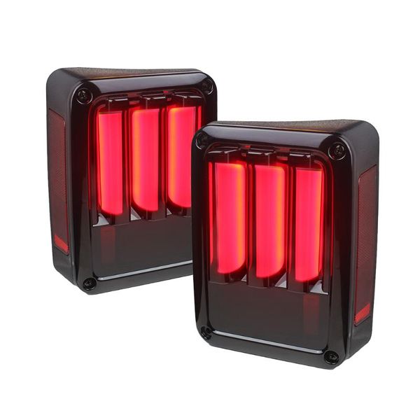 

for wrangler jk 2007 - 2020 led brake tail lights assembly with rear turn signal reverse lights car accessories