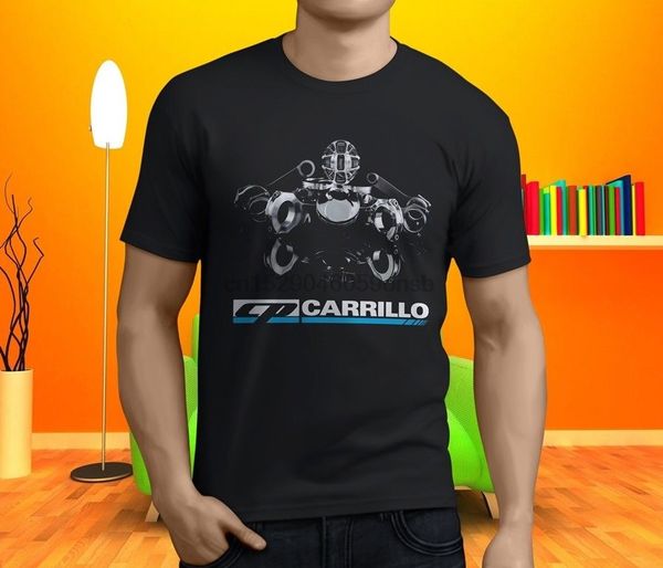 

new cp pistons carrillo logo racinger rods engine menblack t-shirt size s-3xl