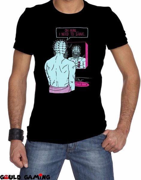 

print t shirts men hellraiser pinhead t-shirt cenobites halloween horror sizes new 100% cotton brand new t-shirts