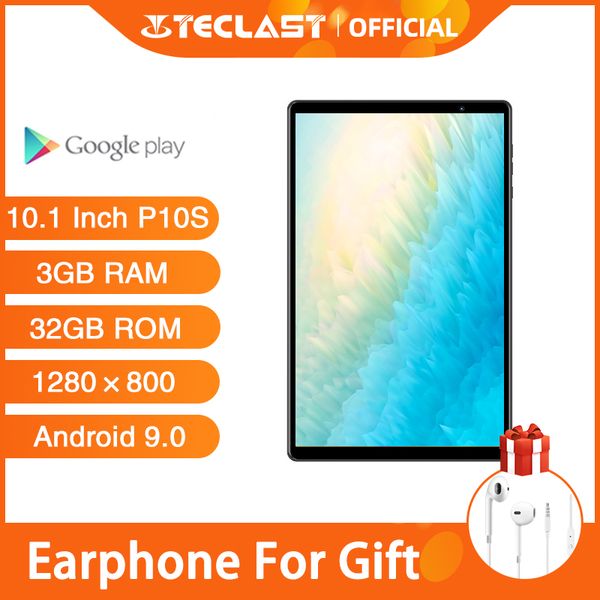 

tablets pc teclast p10s 4g call tablet android 9.0 sc9863a octa core a55 10.1 inch 3gb ram 32gb rom dual camera gps wifi 6000mah