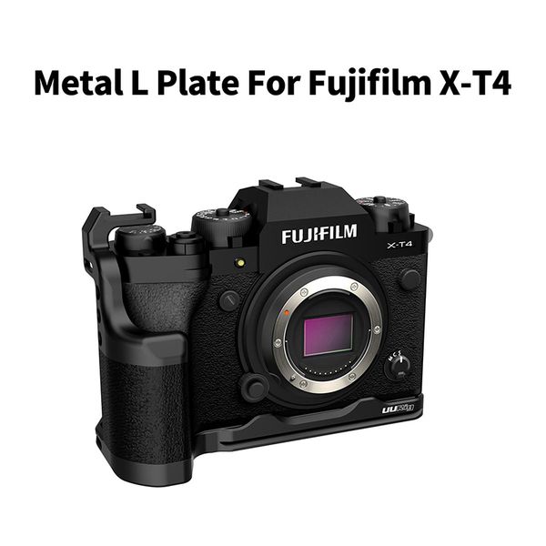 

lighting & studio accessories uurig l plate for x-t4 camera extend cold shoe mount bracket vlog handle xt4