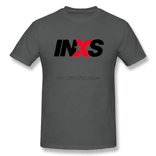 

сарказм новизна смешного t shirt man inxs логотип футболка
