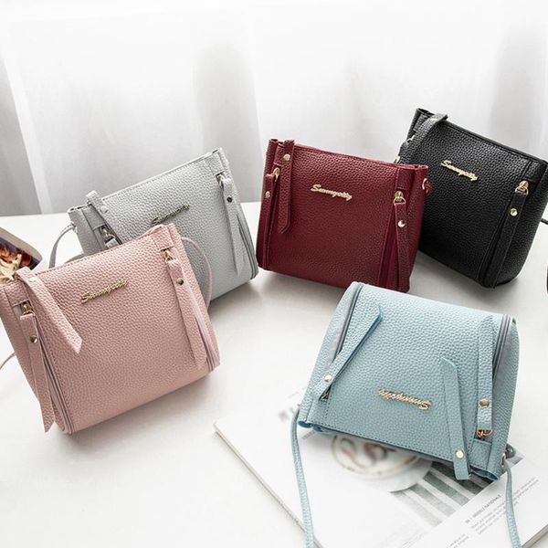 

women casual phone coin shoulder bag small women pu leather messenger bags solid clutch zipper crossbody mini bag 2020