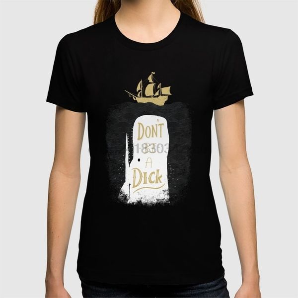 

printed men t shirt cotton tshirt o-neck short-sleeve women t-shirt don't be a dick(1