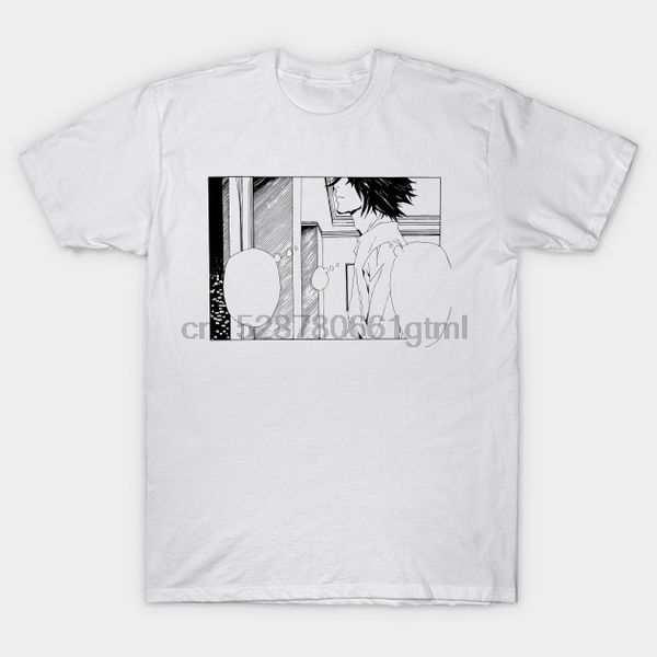 

men short sleeve tshirt death note l manga t shirt women t-shirt
