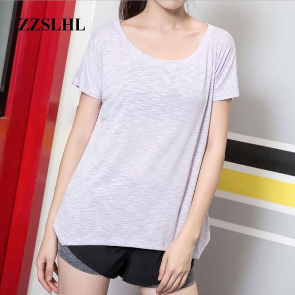 

w plus size loose yoga round neck style fitness running shirt women yoga shirts workout sport t-shirts 3xl, White;red