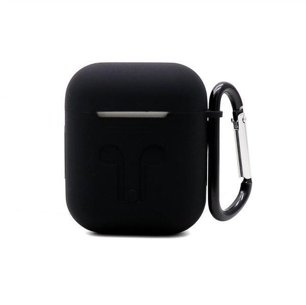 

earphone silicone case for airpods 2 bluetooth earbuds cases silicone protector cover 3mm thickness soft case for airpods 1/2