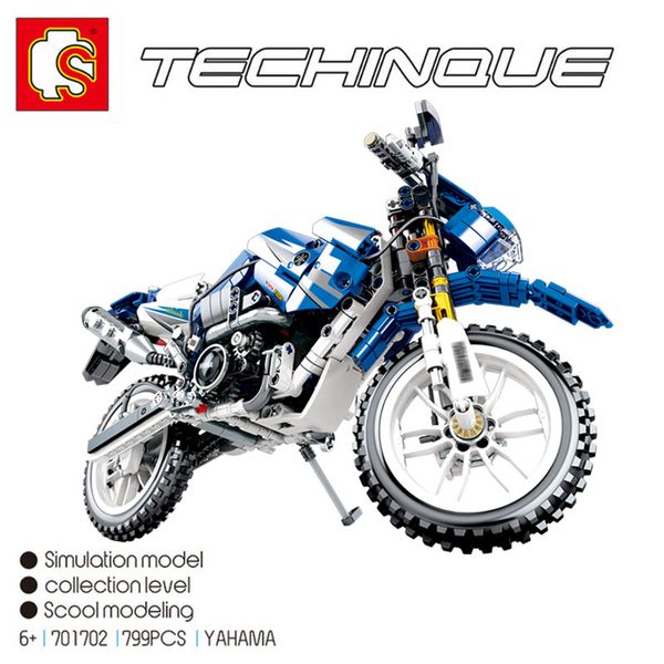 

sembo technic series 701702 yamaha toy motorcycle building blocks compatible with legoeing educational toys children birthdays gifts bricks