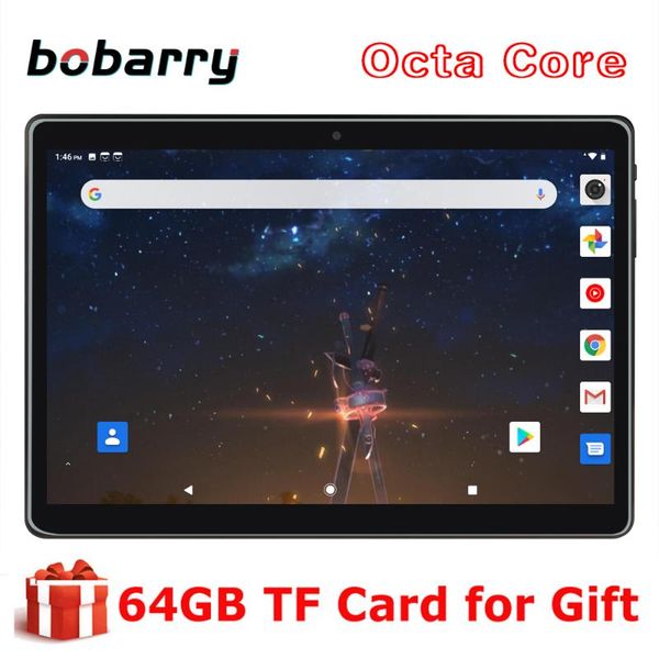 

2020 android 9.0 os tablet pc 10 inch 4g telefoontje ram 3gb rom 32gb/64gb rom octa core sc9863a wifi + 64 gb tf card gifts