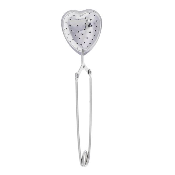 

heart shape teapot tea infuser loose leaf leaves strainer filter herb steeper
