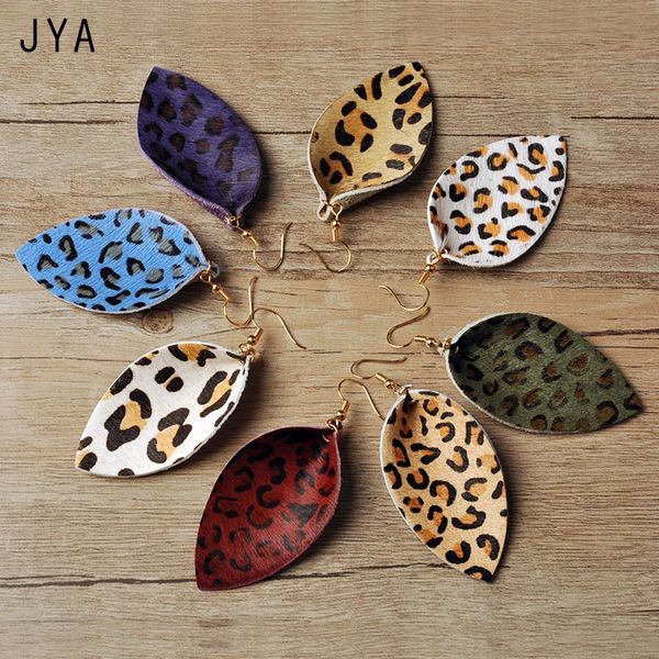 

cpop реальные кожаные серег для женщин реального перо водослива длинных серег способ листьев мотаться многоцветной ear drops осени 2020, Silver