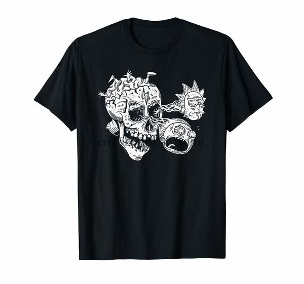 

rick morty skull with rm eyes t shirt 7030