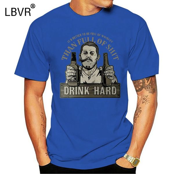 

king kerosin men t-shirt tee drink hard blue 3xl