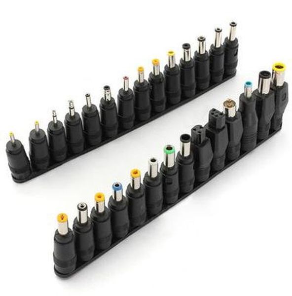 

10 x 28pack/set dc adapter combination dc 5.5*2.1mm converter suit female to male for mobile power bank notebook