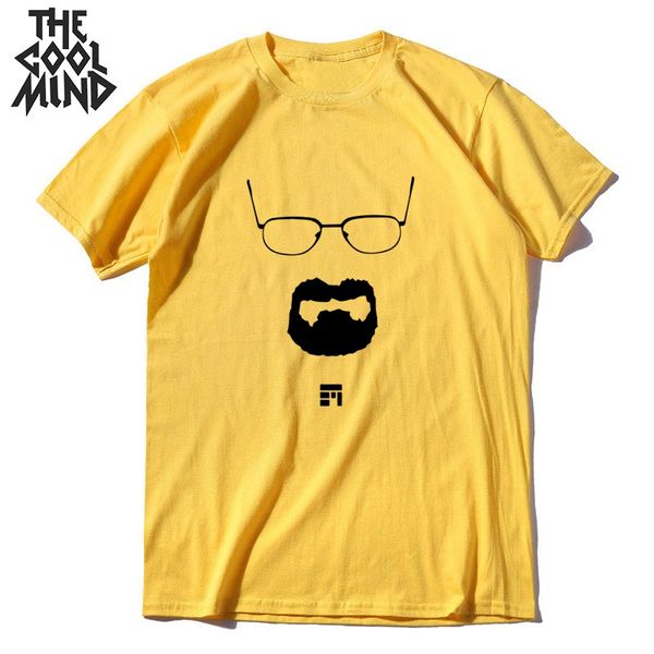 

coolmind 100% хлопок o-образным вырезом с коротким рукавом случайно ломая плохих людей тенниска вскользь круто гейзенберга мужчины футболки