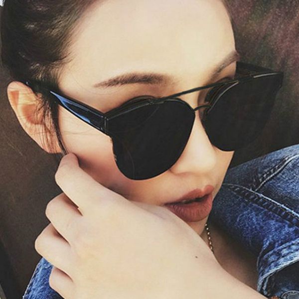 

personalized trend woman sun glasses sunglasses men's and women's fashion glasses all-match ultra-light sunglasses, White;black