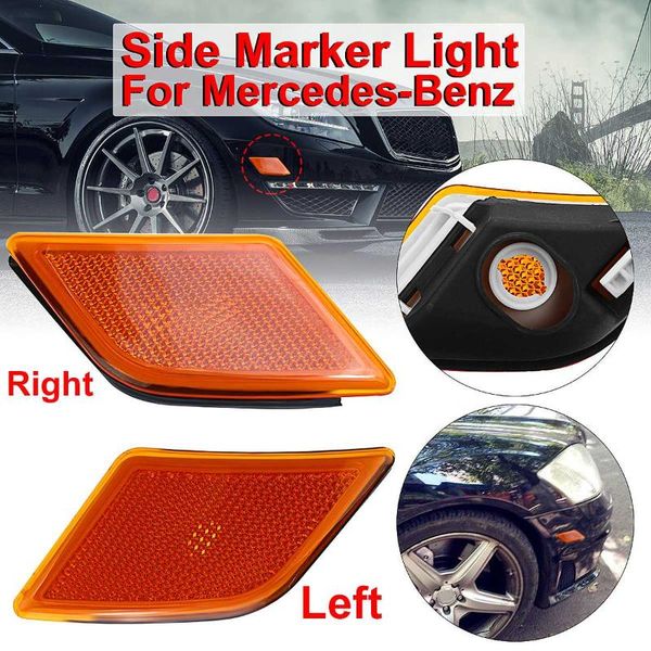 

left right pair front side marker light lamp 2048200121 2048200221 for - c230 c250 c300 c350 c63 for 2008-2020