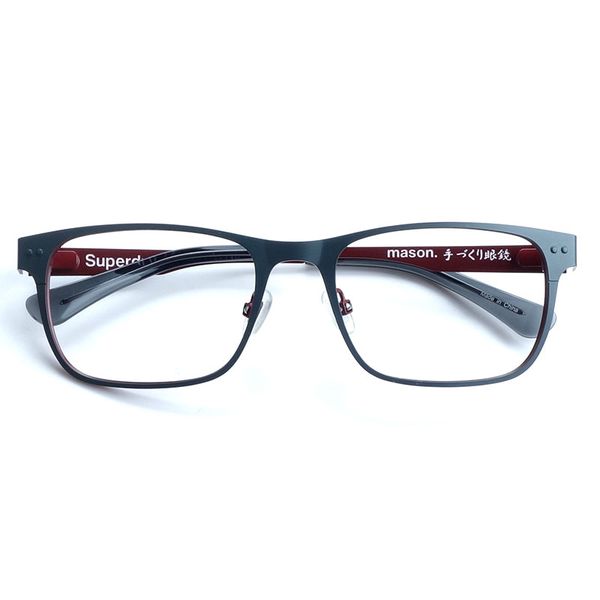 

metal eyeglasses frames clear demo lens men women spring hinge uk brand, Black