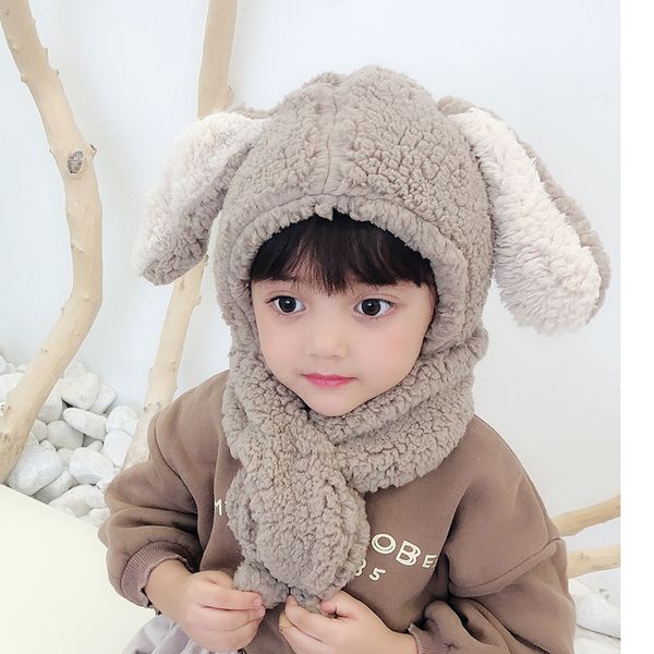 

toddler kid girl hats baby infant winter crochet knit hat beanie hairball cap, Yellow