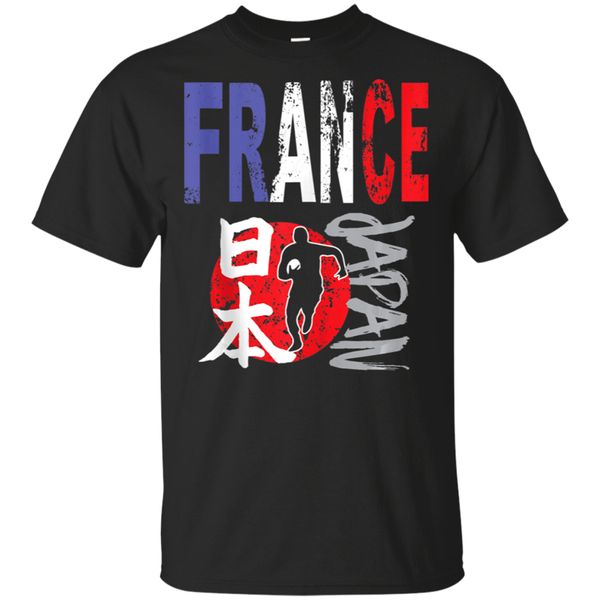 

france football rugby flag usa distressed black t-shirt m-3xl for youth middle-age old age tee shirt
