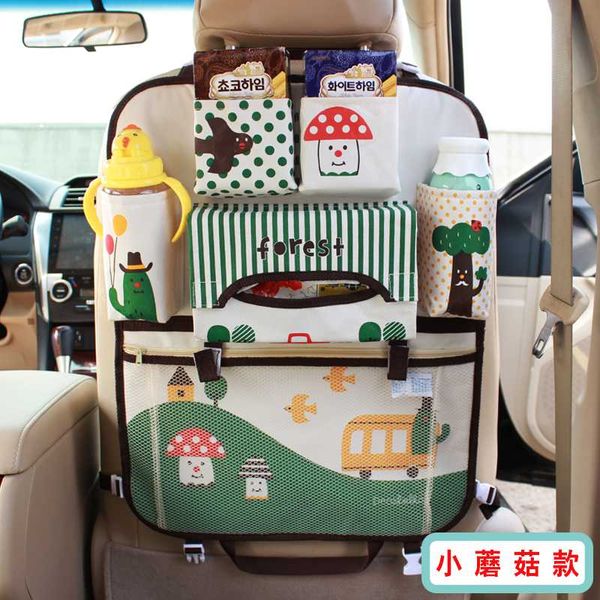 

waterproof universal car baby hanging basket baby stroller bag organizer storage stroller accessories portable cartoon handbag
