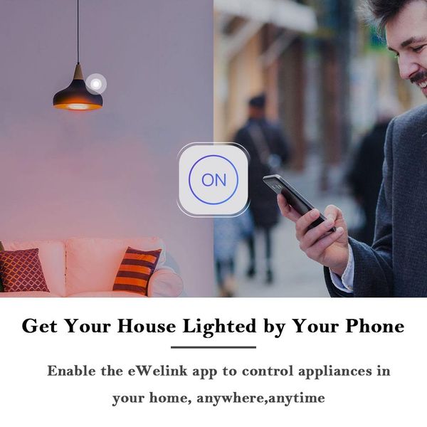 

mini wifi diy smart switch two way wiring smart home automation modules compatible with ewelink alexa amazon google home voice control