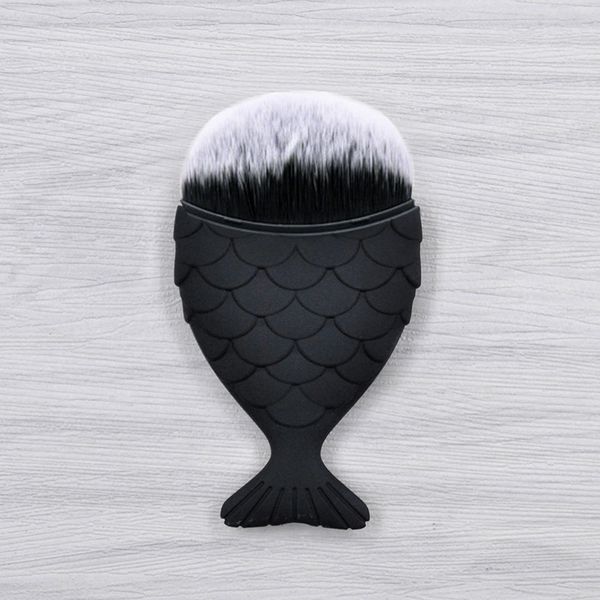 

makeup brushes mermaid mini brush single larvae-shaped foundation