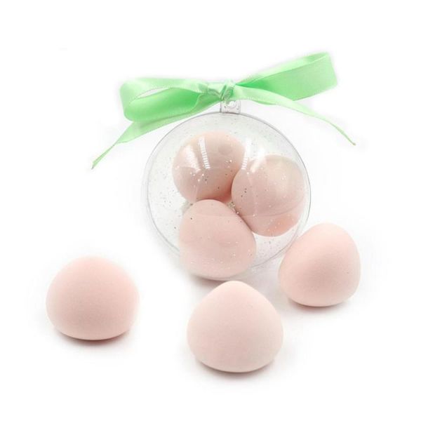 

3pcs peach makeup sponge powder puff smooth foundation sponges cosmetic puff tools#