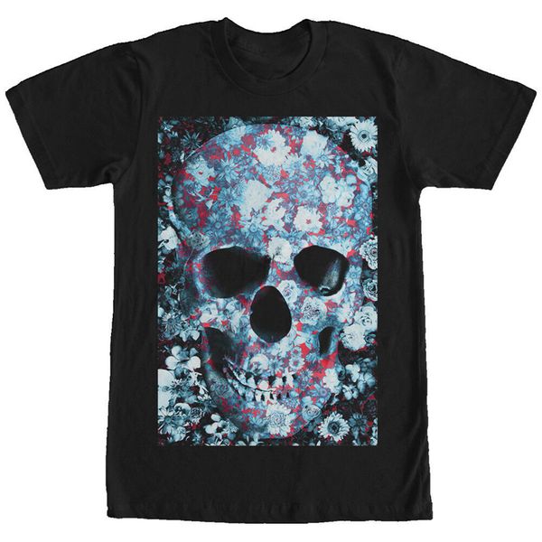 

проиграл gods flower skull mens graphic t shirt new смешной tee shirt