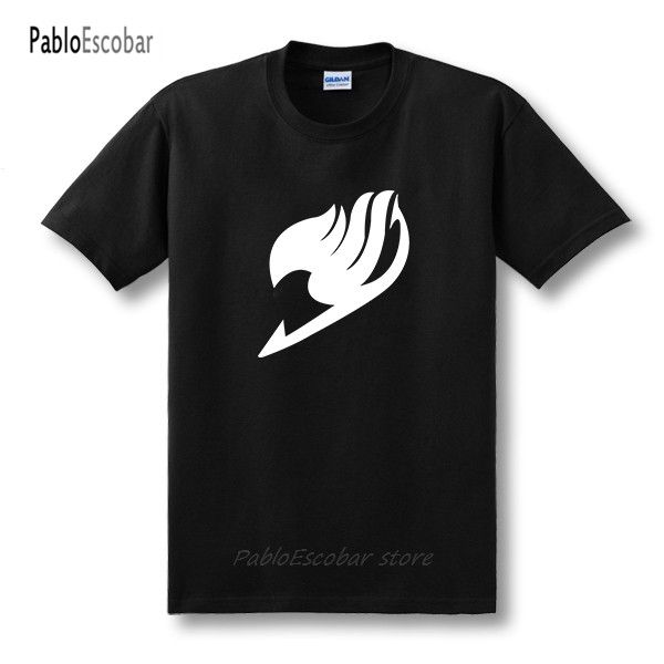 

new fashion t shirts men shirt japanese famous anime t shirt fairy tail funny t-shirt cotton o-neck short sleeve mens clothing