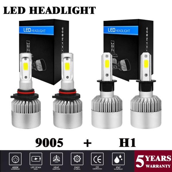 

yubao 4pc 9005 h1 for outback legacy 00-04 impreza 04-05 forester 05-08 combo hi/lo beam led headlight bulbs kit