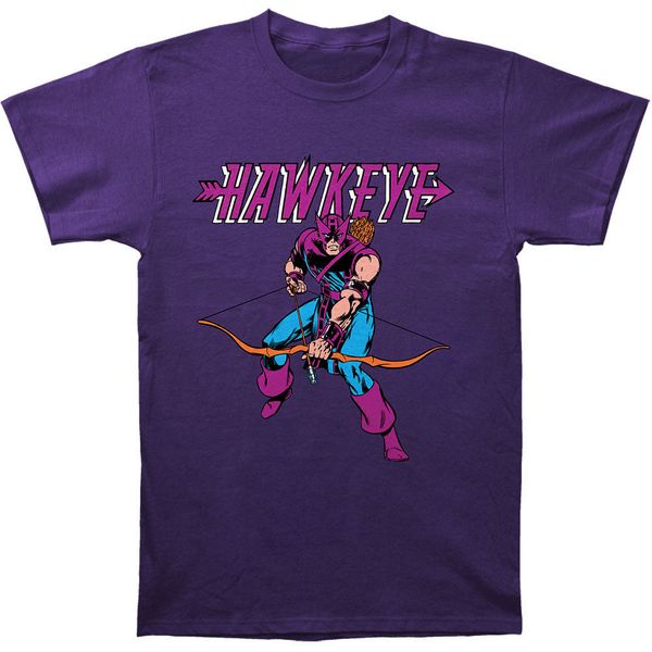 

hawkeye men's hawkeye t-shirt medium purplenew t shirt spring summer