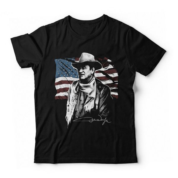 

john wayne graphic t-shirt, premium cotton tee, men's women's sizes tee shirt
