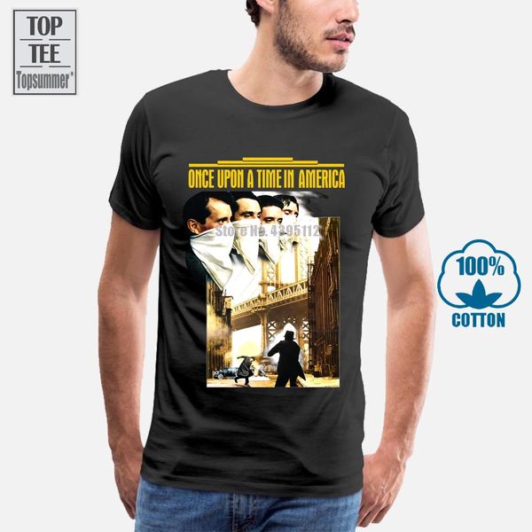 

once upon a time in america movie poster men funny tshirt fashion harajuku tshirts cool logo t shirt short sleeves