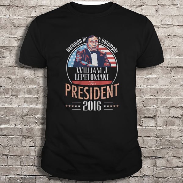 

мужчины футболка william j. ле петоман для президента 2016 женщин футболки