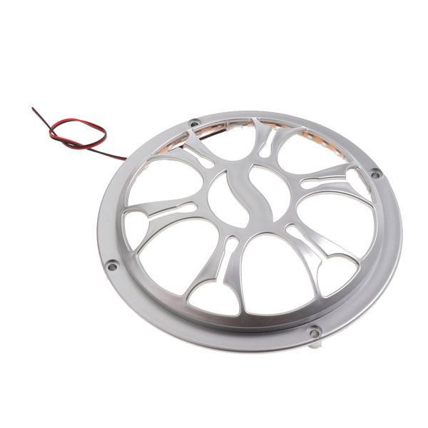 

car horn decorative cover speaker grill protector silver with light