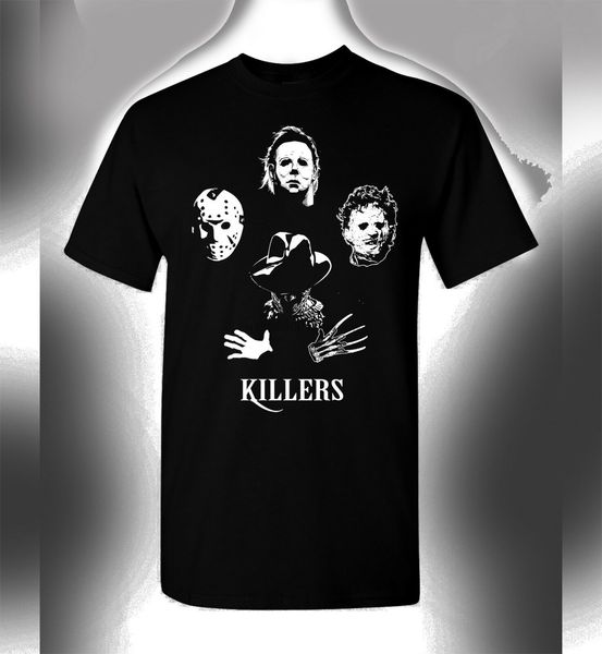

killers t-shirt jason freddy michael myers leatherface queen bohemian rhapsody