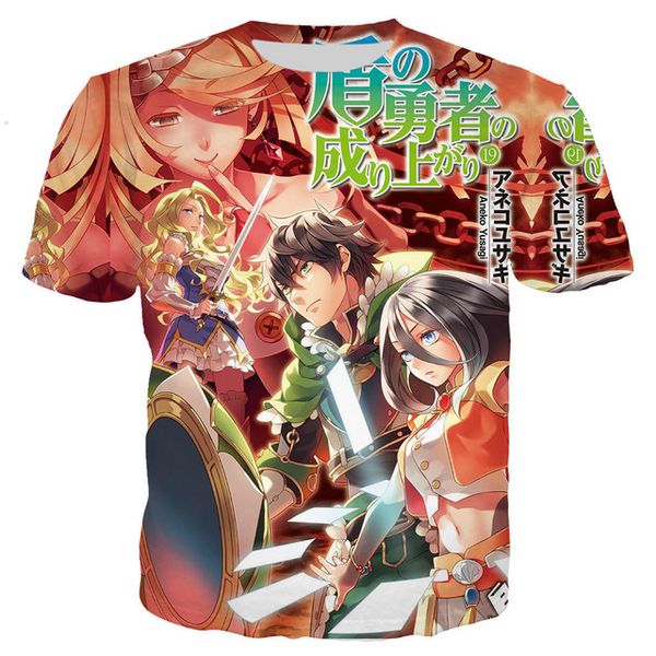 

the rising of the shield hero shaman king 3d print shirts oversized hentai harajuku men clothing